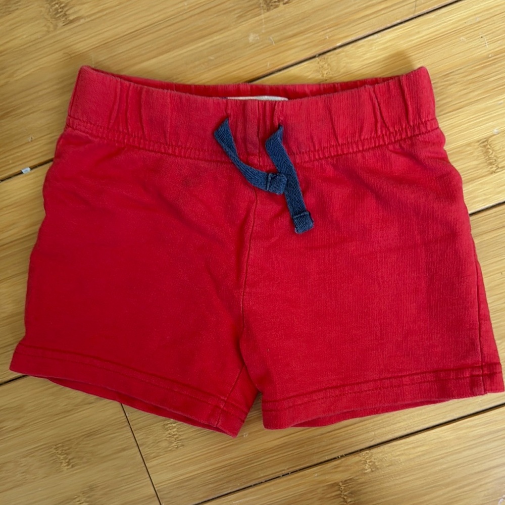 Red Kids Shorts